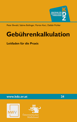 Gebührenkalkulation von Biwald,  Peter, Bollinger,  Sabine, Koci,  Florian, Pichler,  Daliah