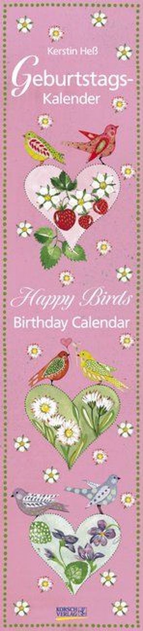 Geburtstags-LP Happy Birds i.w. von Hess,  Kerstin, Korsch Verlag