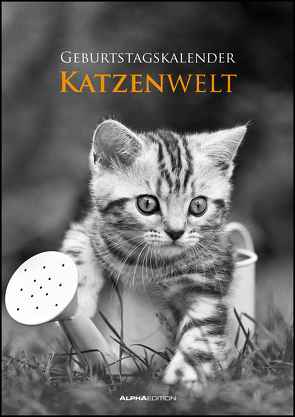 Geburtstagskalender Katzenwelt – Wandkalender A4 – Jahresunabhängig