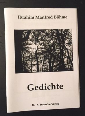 Gedichte von Böhme,  Ibrahim M, Ullmann,  Günter