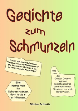 Gedichte zum Schmunzeln von Schmitz,  Günter