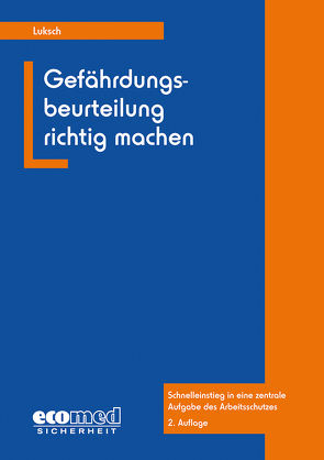 Gefährdungsbeurteilung richtig machen von Luksch,  Andreas