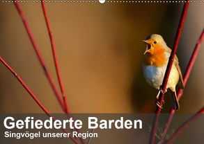 Gefiederte Barden – Singvögel unserer Region (Wandkalender 2019 DIN A2 quer) von Krebs,  Alexander