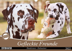 Gefleckte Freunde – Hunderasse Dalmatiner (Wandkalender 2022 DIN A3 quer) von Mielewczyk,  Barbara
