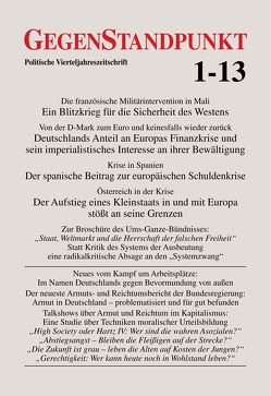 GegenStandpunkt 1-13 von GegenStandpunkt Verlag München