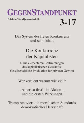 GegenStandpunkt 3-17 von GegenStandpunkt Verlag München