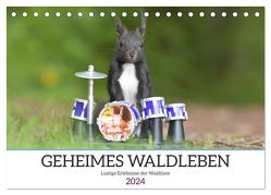 Geheimes Waldleben (Tischkalender 2024 DIN A5 quer), CALVENDO Monatskalender von Süss,  Sylvia