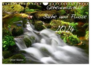 Geheimnisvolle Bäche und Flüsse (Wandkalender 2024 DIN A4 quer), CALVENDO Monatskalender von Steiner,  Oliver
