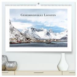 Geheimnisvolle Lofoten (hochwertiger Premium Wandkalender 2024 DIN A2 quer), Kunstdruck in Hochglanz von Purkert,  Astrid