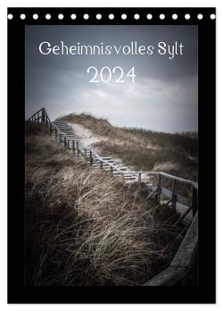 Geheimnisvolles Sylt 2024 (Tischkalender 2024 DIN A5 hoch), CALVENDO Monatskalender von Hamp,  Volkmar