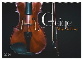 Geige – Magie der Klänge (Wandkalender 2024 DIN A2 quer), CALVENDO Monatskalender von Bleicher,  Renate