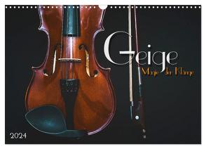Geige – Magie der Klänge (Wandkalender 2024 DIN A3 quer), CALVENDO Monatskalender von Bleicher,  Renate