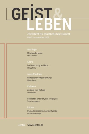 Geist & Leben 1/2023 von Benke,  Christoph