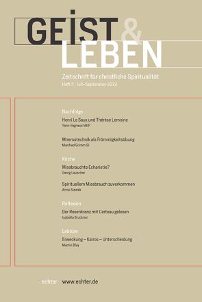 Geist & Leben 3/2022 von Benke,  Christoph