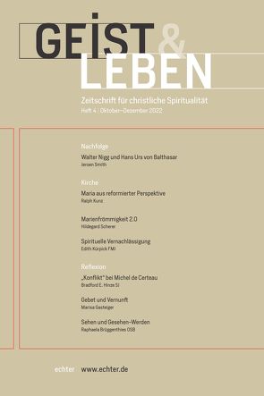 Geist & Leben 4/2022 von Benke,  Christoph