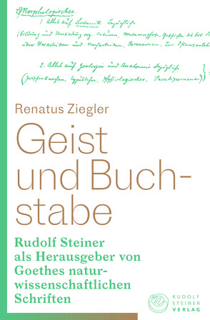Geist und Buchstabe von Ziegler,  Renatus