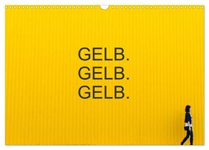 Gelb. Gelb. Gelb. (Wandkalender 2024 DIN A3 quer), CALVENDO Monatskalender von Matschek,  Gerd