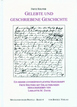 Gelebte und geschriebene Geschichte von Davis,  Liselotte M, Reuter,  Fritz
