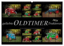 Geliebte Oldtimer Traktoren (Wandkalender 2024 DIN A2 quer), CALVENDO Monatskalender von Roder,  Peter