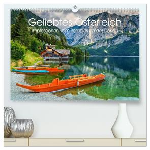 Geliebtes Österreich. Impressionen vom Paradies an der Donau (hochwertiger Premium Wandkalender 2024 DIN A2 quer), Kunstdruck in Hochglanz von Stanzer,  Elisabeth