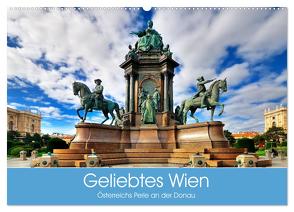 Geliebtes Wien. Österreichs Perle an der Donau (Wandkalender 2024 DIN A2 quer), CALVENDO Monatskalender von Stanzer,  Elisabeth