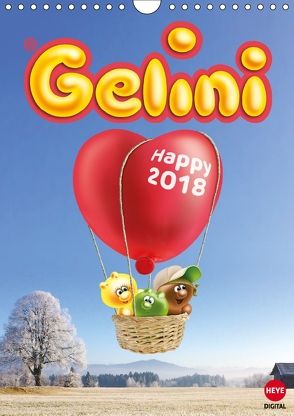 Gelini (Wandkalender 2018 DIN A4 hoch) von Media GmbH,  KIDDINX