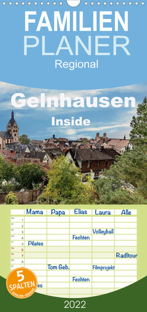 Familienplaner Gelnhausen Inside (Wandkalender 2022 , 21 cm x 45 cm, hoch) von Eckerlin,  Claus