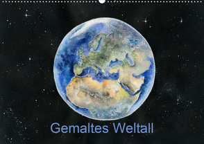 Gemaltes Weltall (Wandkalender 2020 DIN A2 quer) von Krause,  Jitka