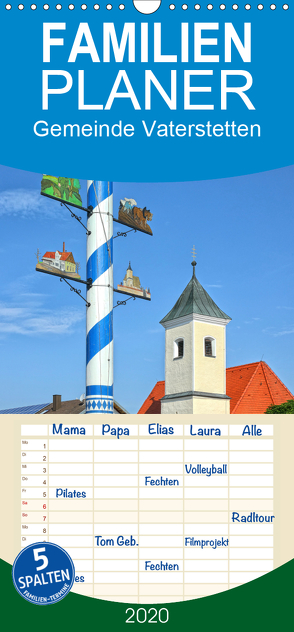Gemeinde Vaterstetten – Familienplaner hoch (Wandkalender 2020 , 21 cm x 45 cm, hoch) von gro