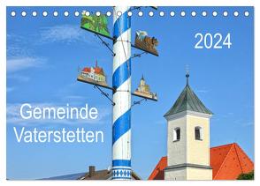 Gemeinde Vaterstetten (Tischkalender 2024 DIN A5 quer), CALVENDO Monatskalender von gro,  gro