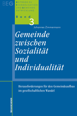 Gemeinde zwischen Sozialität und Individualität von Zimmermann,  Johannes