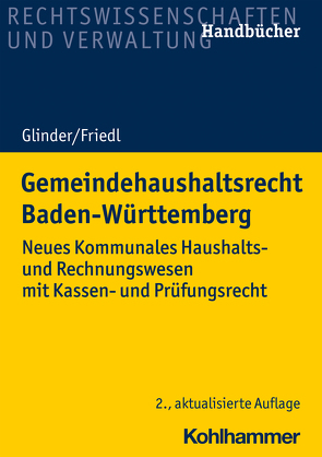 Gemeindehaushaltsrecht Baden-Württemberg von Friedl,  Eric, Glinder,  Peter, Nagel,  Thomas