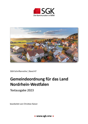 Gemeindeordnung für das Land Nordrhein-Westfalen von Kaiser,  Christian