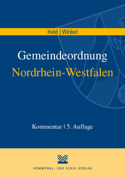 Gemeindeordnung Nordrhein-Westfalen von Held,  Friedrich W, Winkel,  Johannes