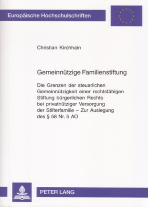 Gemeinnützige Familienstiftung von Kirchhain,  Christian