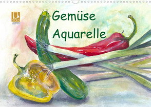 Gemüse Aquarelle (Wandkalender 2022 DIN A3 quer) von Krause,  Jitka