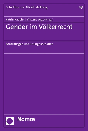 Gender im Völkerrecht von Kappler,  Katrin, Vogt,  Vinzent