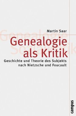 Genealogie als Kritik von Saar,  Martin