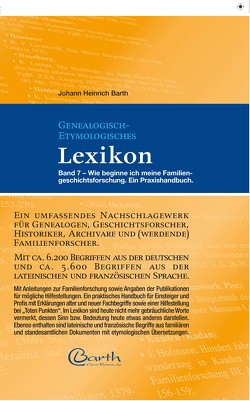 Genealogisch-Etymologisches Lexikon von Barth,  Johann Heinrich, Jahn,  Ralf G