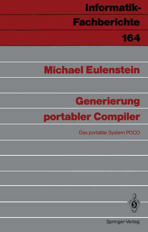 Generierung portabler Compiler von Eulenstein,  Michael