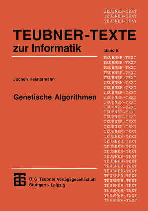 Genetische Algorithmen von Heistermann,  Jochen