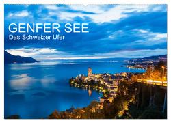 GENFER SEE Das Schweizer Ufer (Wandkalender 2024 DIN A2 quer), CALVENDO Monatskalender von Dieterich,  Werner