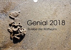 Genial 2018 – Es lebe der Wattwurm (Wandkalender 2018 DIN A4 quer) von Kesslau,  Sybille