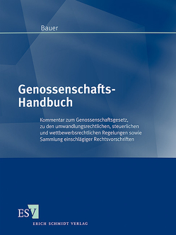 Genossenschafts-Handbuch – Einzelbezug von Bauer,  Heinrich, Schubert,  Rolf, Steder,  Karl-Heinz