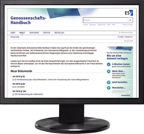 Genossenschafts-Handbuch – Jahresabonnement von Althanns,  Andrea, Buth,  Birgit, Leißl,  Alexander