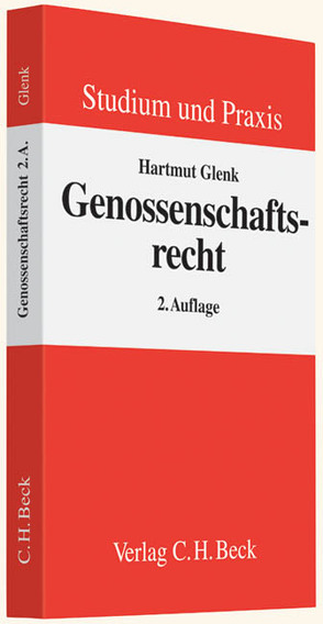 Genossenschaftsrecht von Glenk,  Hartmut