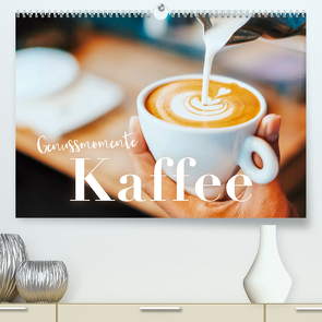 Genussmomente Kaffee (hochwertiger Premium Wandkalender 2024 DIN A2 quer), Kunstdruck in Hochglanz von Scott,  M.
