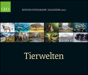 GEO Edition: Tierwelten 2022 – Wand-Kalender – Tier-Kalender – 70×60