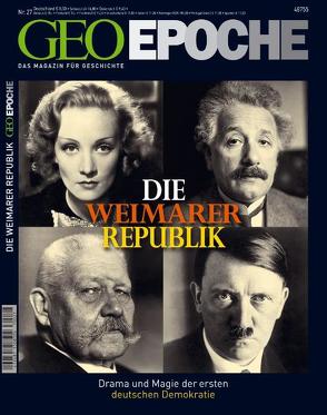 GEO Epoche / GEO Epoche 27/2007 – Weimarer Republik von Schaper,  Michael