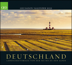 GEO SAISON: Deutschland 2022 – Wand-Kalender – Poster-Kalender – Landschafts-Fotografie – 50×45